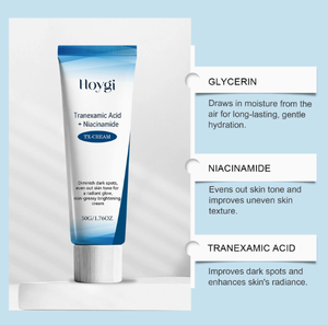 Crème éclaircissante pour la peau, texture légère, facile à absorber, hydratante et illuminatrice, crème de soin quotidienne pour le visage. - Product Image 5