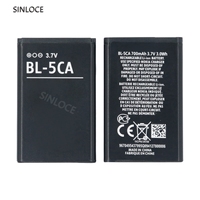 SINLOCE Vente en gros de batteries de téléphone portable de haute qualité pour Nokia 1110 1680 1209/BL-5CA