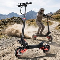 Envío Directo desde Almacén en el Extranjero, Scooter Eléctrico Todoterreno de 1600W con Motor sin Escobillas, 45 Digital, 150kg, Largo Alcance, Portátil, para Adultos