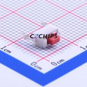 SKHLAKA010 Tactile Switch Through hole Component (THT) Switch Single Pole Single Throw Rectangle Button Through Hole 6mm - Product Image 1