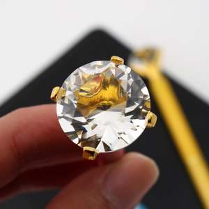 Promotion Stylo à bille en métal multicolore avec cristaux et grand diamant sur le dessus - Product Image 6