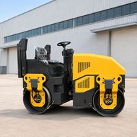 Rouleau compresseur hydraulique diesel polyvalent pour l'aménagement de chemins