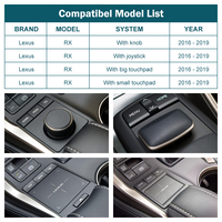 Carretera superior Multimedia Auto Interfaz de vídeo Android Video Interfaz inalámbrica CarPlay Android Auto para Lexus RX 2016-2019
