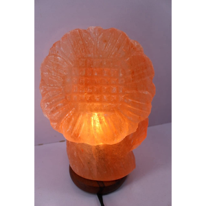 Lámpara de Cristal de Sal Pulida con Base de Madera, Diseño de Girasol, Decoración para el Hogar, Venta Directa de Fábrica, Otros Artesanías de Cristal - Product Image 2