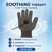 Gants de thérapie pour les mains Leyidi, électriques, avec attelle de doigt réglable, certifiés ISO, garantie 1 an
