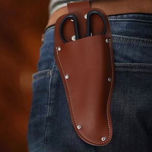Cowhide <b>Leather</b> Holster Pliers Holder Pruner Sheath Cowhide Belt Hanging Pouch for Gardening Pruning Sheath - Product Image 2