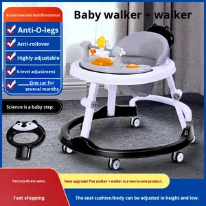 बेबी वॉकर एंटी-टू-लेग मल्टी-फंक्शनल एंटी-रॉलोवर प्लास्टिक 10 किलोग्राम भार क्षमता वाली लड़की बच्चे को चलने में सहायता - Product Image 2