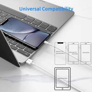 Câble Chargeur Rapide USB Premium Certifié MFi pour Apple <span class=keywords><strong>iPhone</strong></span> Vente en Gros pour Téléphones Mobiles <span class=keywords><strong>iPhone</strong></span> 6 7 <span class=keywords><strong>8</strong></span> <span class=keywords><strong>Plus</strong></span> 11 12 13 14 Pro Max - Product Image 6