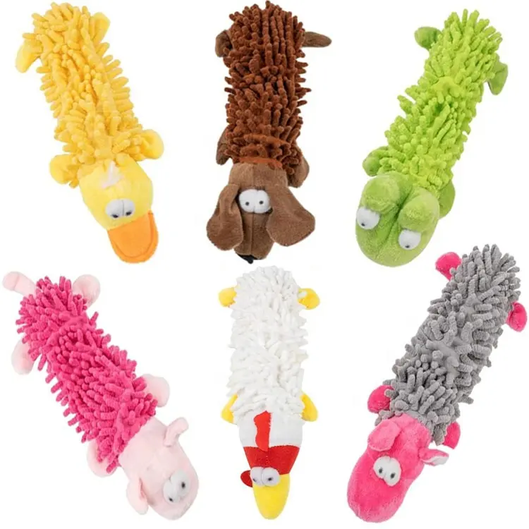 Pet Soft Hundes pielzeug quietschend Dog Chew Toys Langlebige interaktive Haustier geschenke für kleine, mittlere und große Hunde