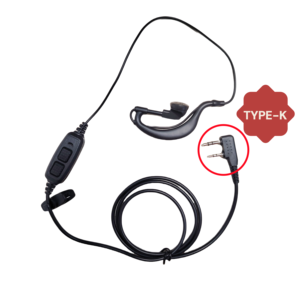 Radios Walkie Takie Earpiece Type-k Earhook with Clip For <span class=keywords><strong>Kenwood</strong></span> TYT Baofeng UV-5R BF-888S <span class=keywords><strong>CB</strong></span> Radio Accessories - Product Image 1