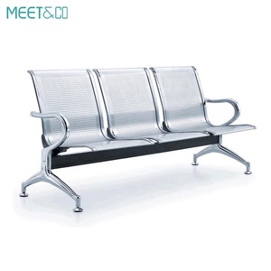 Silla de Espera de Cuero de 3 Plazas para Aeropuerto/Hospital, Precio de Fábrica, Gran Descuento - Product Image 3