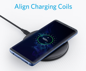 Disco de tres modos de carga inalámbrica para teléfono móvil Huawei y Apple, 5/7, 5/10W, carga rápida <span class=keywords><strong>QI</strong></span> - Product Image 3