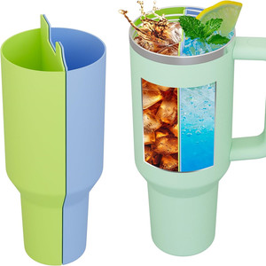 Nuevos Divisores de Vaso 2 en 1 para Vasos de 40 oz, Revestimiento de Silicona para Dos Bebidas, Compatible con Vasos de 40 oz - Product Image 1