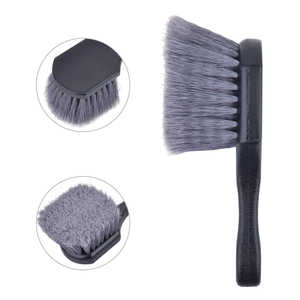 Gran oferta, mango de plástico duradero, rueda de coche de PP y cepillos para detalles de lavado y limpieza de neumáticos, cepillos para polvo de coche más vendidos - Product Image 1