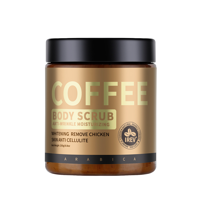Натуральный органический отбеливающий кофейный скраб для тела с фирменным брендом