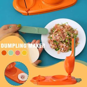 Kitchen Dumpling Press Molds Baking Pastry Manual Artifact Kitchen Accessories 2 in 1 Dumpling Maker - Product Image 3