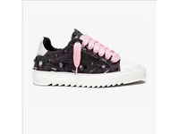 Chaussures décontractées pour hommes, personnalisées, style Paris, à semelle épaisse en toile, lacets, bout peint par pulvérisation, plateforme, mode, semelle intermédiaire en TPU