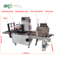 Machine d'emballage entièrement automatique de baguettes d'étanchéité à quatre côtés