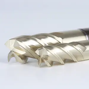 HUHAO HSS End Mills 4 Flute Sharpener CNC End Mill Square Face Milling Cutter For Steel H04232501
