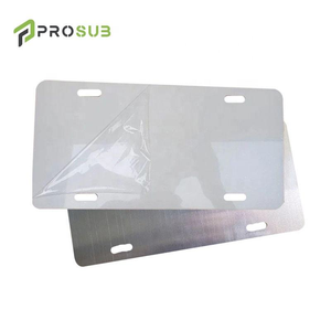 Placa de Matrícula de Aluminio Personalizada para Sublimación y Transferencia Térmica, 3'*6 Pulgadas, en Blanco, Venta al Por Mayor Prosub - Product Image 6