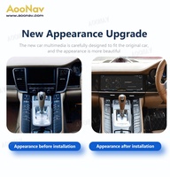 Porsche Panamera 12.3-2010 için 2017 inç araba radyo Android otomatik multimedya GPS navigasyon oynatıcı kafa ünitesi dokunmatik ekran RHD