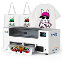 Envío Gratis Impresora DTF X13 de 13 Pulgadas con Cabezal de Impresión I3200 CMYKWWWW, Impresora de Transferencia Directa a Película para Máquina de Impresión de Camisetas