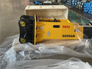 Soosan SB 50กล่องเบรกเกอร์ไฮดรอลิกแบบเงียบสำหรับรถขุดขนาดเล็กรถตักรถตักดินขุดเครื่องยนต์ใหม่ - Product Image 4