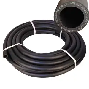 1 "capas trenzadas 3 flexibles personalizadas con hilos de fibra de alta resistencia tubo de manguera trenzado de goma 0,4 MPa