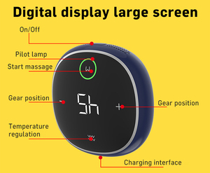 Ceinture de massage lombaire électronique vibrante respirante personnalisée avec chaleur pour soulager les crampes menstruelles et les douleurs utérines - Product Image 3