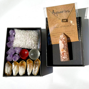 Hot Bán tự nhiên đá Anh đào mã não thạch anh tinh thể tháp Sphere + 5pcs Citrine shard + 7pcs thạch anh tím + chip Aquarius thiết lập chữa bệnh đá - Product Image 2