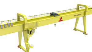 무거운 의무 해양 항구 철도 <span class=keywords><strong>100T</strong></span> A6 더블 거더 갠트리 크레인 택시 제어 컨테이너 보트 리프팅 운송 - Product Image 3