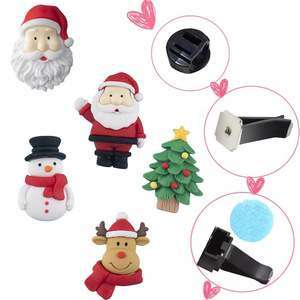 Ambientador de Resina Sólida con Diseño Navideño Personalizado, con Clip para Ventilación de Coche, Iluminación Ambiental y Aroma, Ideal para Regalo - Product Image 6