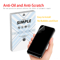 Meilleur protecteur d'écran en TPU hydrogel - Transparent HD pour iPhone 15/16/17 Pro Max, Samsung S23 Ultra et tous les smartphones