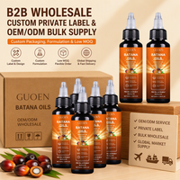 Huile de Batana 100 ml, la meilleure huile capillaire enrichie en huile de romarin et huile de ricin, marque privée pour l'emballage, huile capillaire hydratante