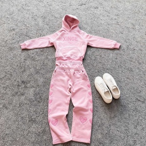 Nouvelle Collection 2026 : Survêtements Streetwear Style Américain – Pantalons de Survêtement Double Couche et Hoodies Oversize Personnalisables avec Broderie et Impression - Product Image 1
