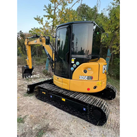 Mini-excavatrice Caterpillar CAT305 d'occasion en excellent état, 5 tonnes, d'origine japonaise, châssis rétractable, moteur 2022