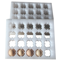 Boîte d'emballage d'œuf en forme de découpe en mousse epe personnalisée de haute qualité Protection d'emballage en mousse pour œufs