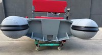 Bateau pneumatique rigide à coque en aluminium RHIB RIB, PVC, capacité 5 personnes, 10,8 pieds, avec cabine de luxe pour la navigation en haute mer, fabriqué en Chine, logo personnalisé