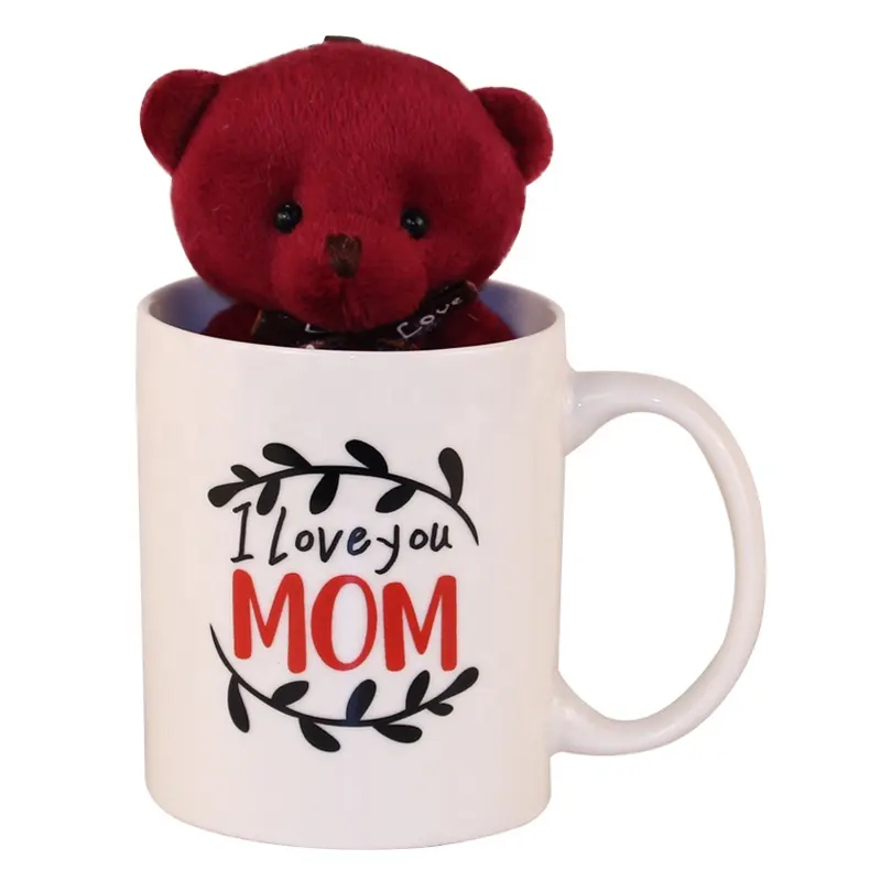 Tasse à café en céramique avec Logo personnalisé, pour la fête des mères, joli, cadeau de vacances, 1 pièce