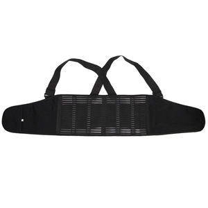 Lumbar Support Belt Adjustable Rib Fixation <b>Back</b> <b>Brace</b> For Waist Pain Relief Adult Size Black - Product Image 5