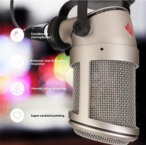 Micros de studio multifonctionnels de haute qualité à réduction de bruit pour l'enregistrement de batterie, microphones métalliques - Product Image 4