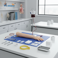Maniquí de Enfermería para Entrenamiento Médico, Modelo de Brazo Avanzado para Punción Venosa e Inyección Intramuscular