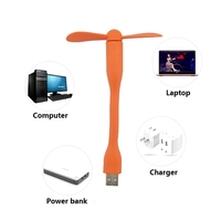 Pabrik panas harga grosir kipas pendingin kipas mini komputer usb kipas listrik fleksibel kualitas multi Warna untuk pekerjaan di luar ruangan