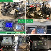 Kustomisasi Baterai Lithium untuk Kendaraan Golf Listrik Kecepatan Rendah 36v 48v 72v 105Ah 120Ah 150Ah 200Ah Baterai LiFePO4 LFP OEM