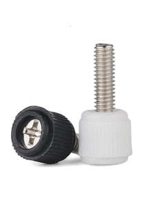 Vis à molette longue en aluminium sur mesure, bouton moleté rond en acier inoxydable, vis moletée décorative en laiton - Product Image 6