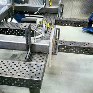 Excelente mesa de soldadura 3D de hierro fundido nitrurado, plataforma flexible 3D, en perfecto estado. - Product Image 3