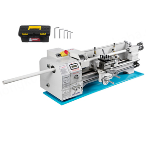 Fabricante de máquina de torno de torneado de metal manual horizontal de buen precio de alta velocidad de China - Product Image 1