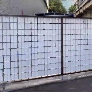 Fabricante <span class=keywords><strong>Metal</strong></span> Acero inoxidable cristal colgante pantalla divisor partición para Resort Hotel restaurante cabina entrada - Product Image 5