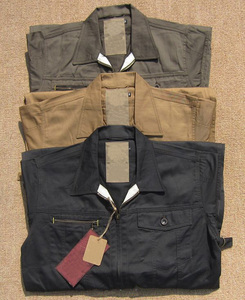 más barato hombres manga larga mono con cintura elástica con cremallera frontal de carga de trabajo hombres ropa de mono - Product Image 6