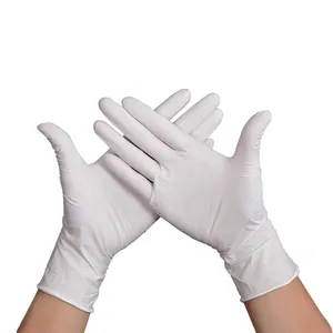 強化された保護のための滅菌外科用ラテックス手袋医療グレードのパウダーフリー検査手袋